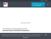 Tablet Screenshot of aitgmbh.de